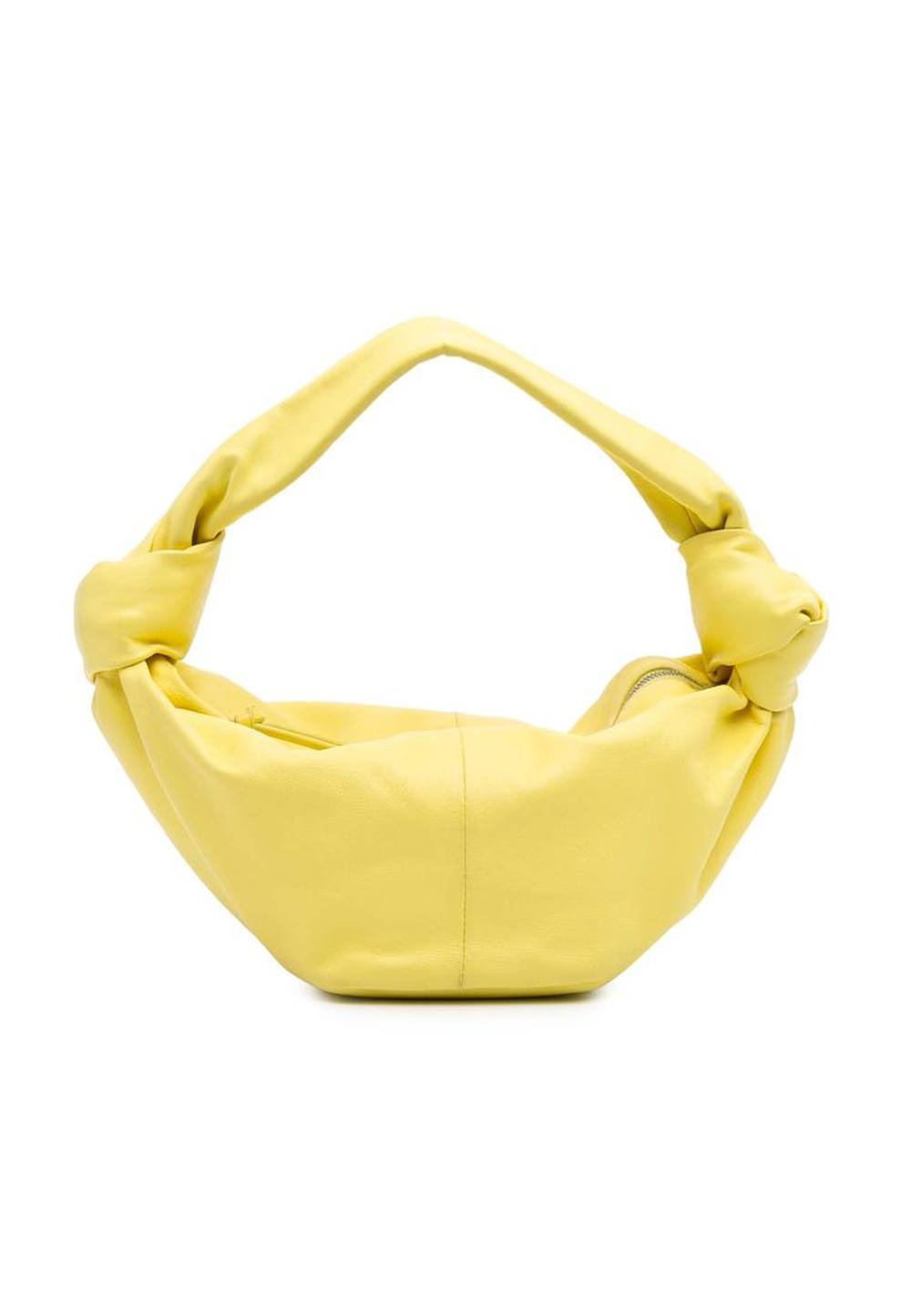 Bottega Veneta Women's Preloved Handle Leather Bag Handbags in Yellow