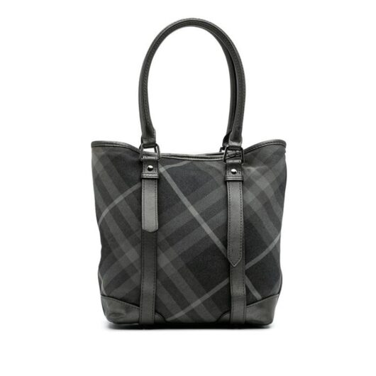 Burberry Women's Preloved Check Tote Bag in Grey