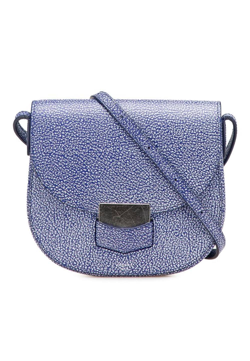 Celine Women's Preloved Besace 16 Crossbody Bag in Blue