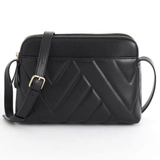 Damart Chevron Quilted-look Bag