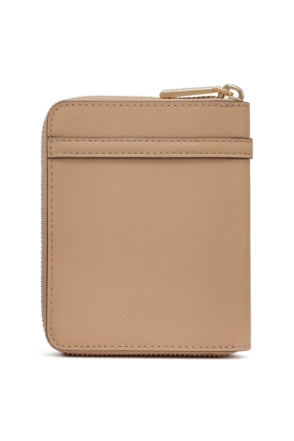 Debenhams Women's Avril Small Zip Around Wallet Cappucino in Tan
