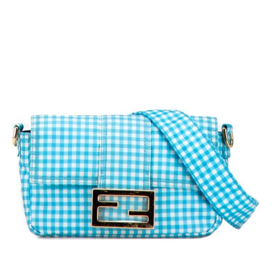Fendi Women's Preloved Shoulder Bag Satchel in Blue