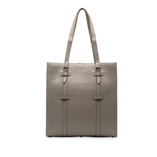 Gucci Women's Preloved GG Marmont Tote Bag in Grey