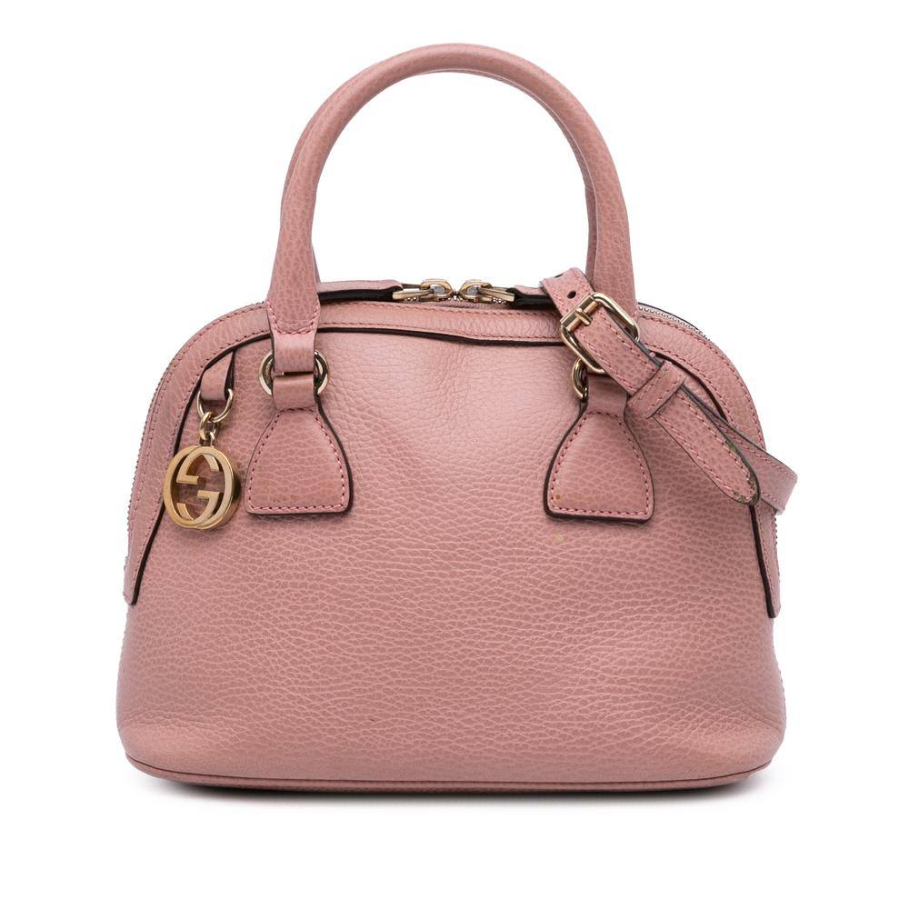 Gucci Women's Preloved Soho Dome Satchel Bag in Pink