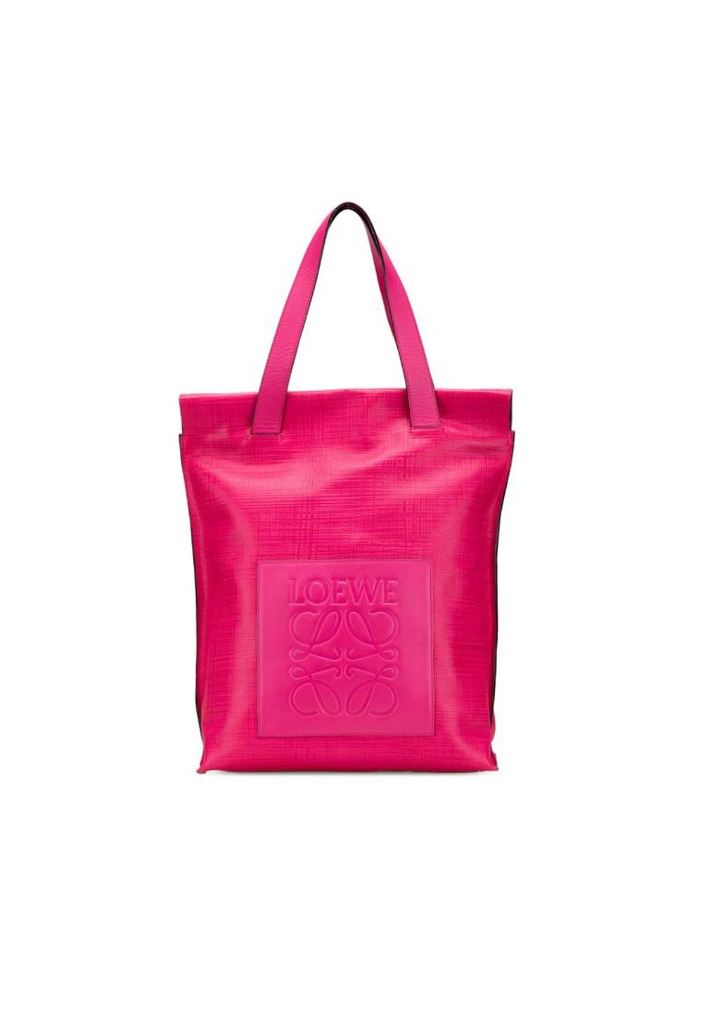 LOEWE Women's Preloved Versatile Carryall for Everyday Essentials and Stylish Look Bag in Pink
