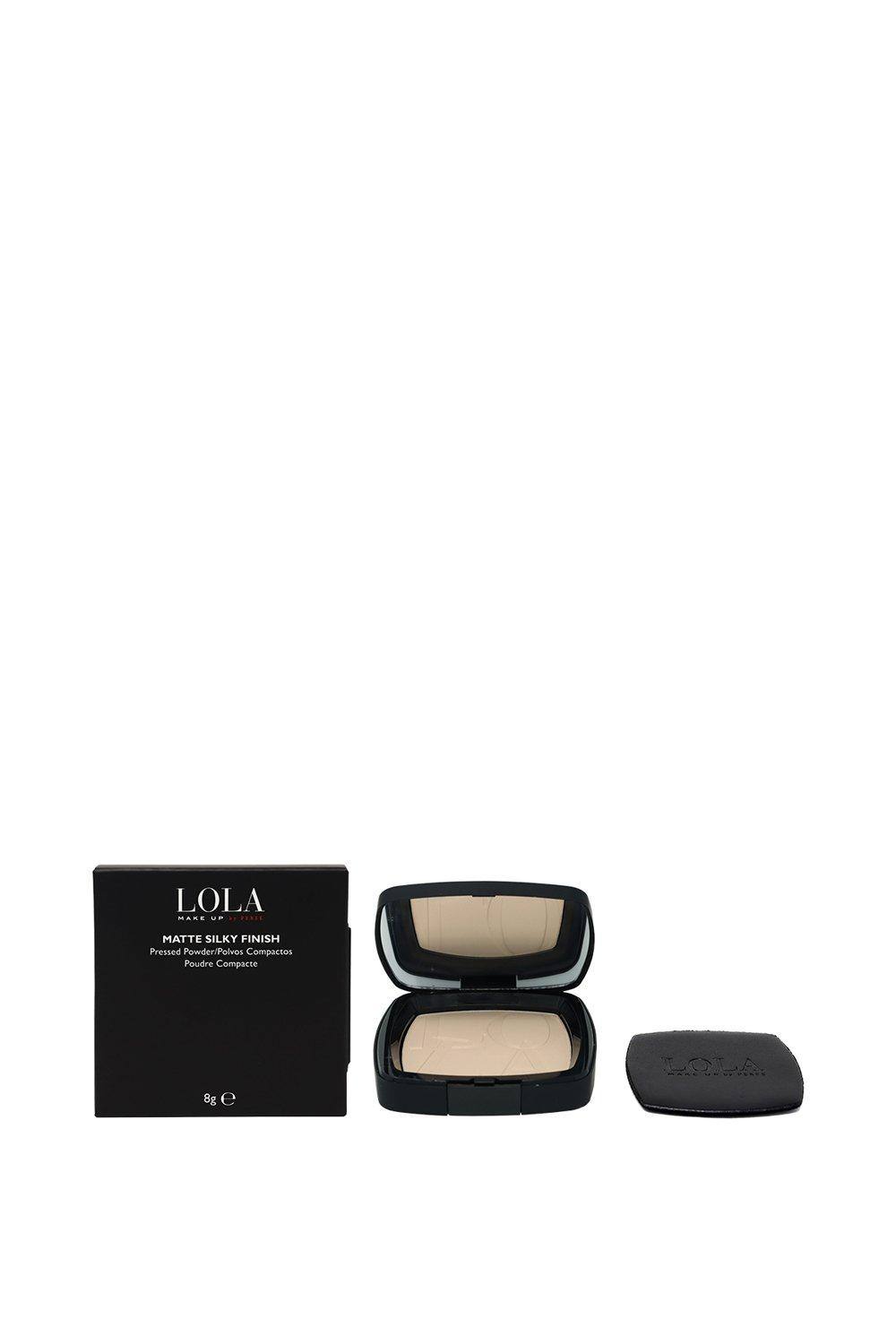 Lola Unisex Matte Silky Finish Pressed Powder in Mandys Pink
