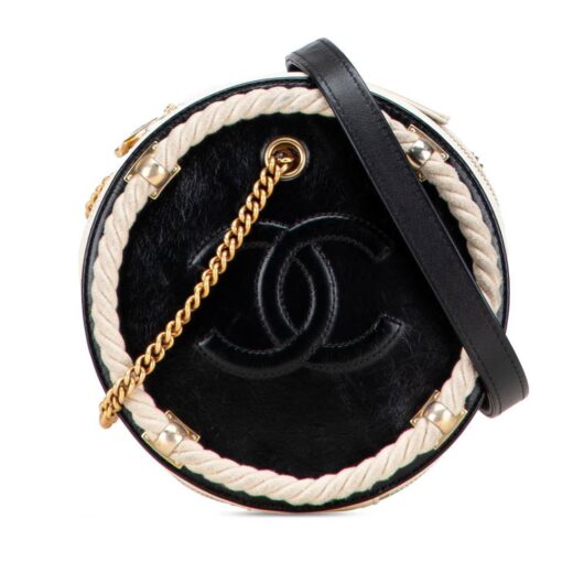 Chanel Women's Preloved Satchel Bag in Black