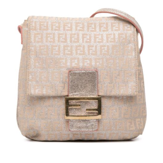 Fendi Women's Preloved Crossbody Bags in Gold