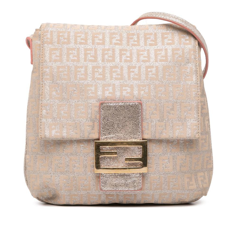 Fendi Women's Preloved Crossbody Bags in Gold