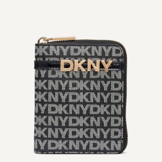 Debenhams Women's Avril Sm Zip Around Wallet Black Logo