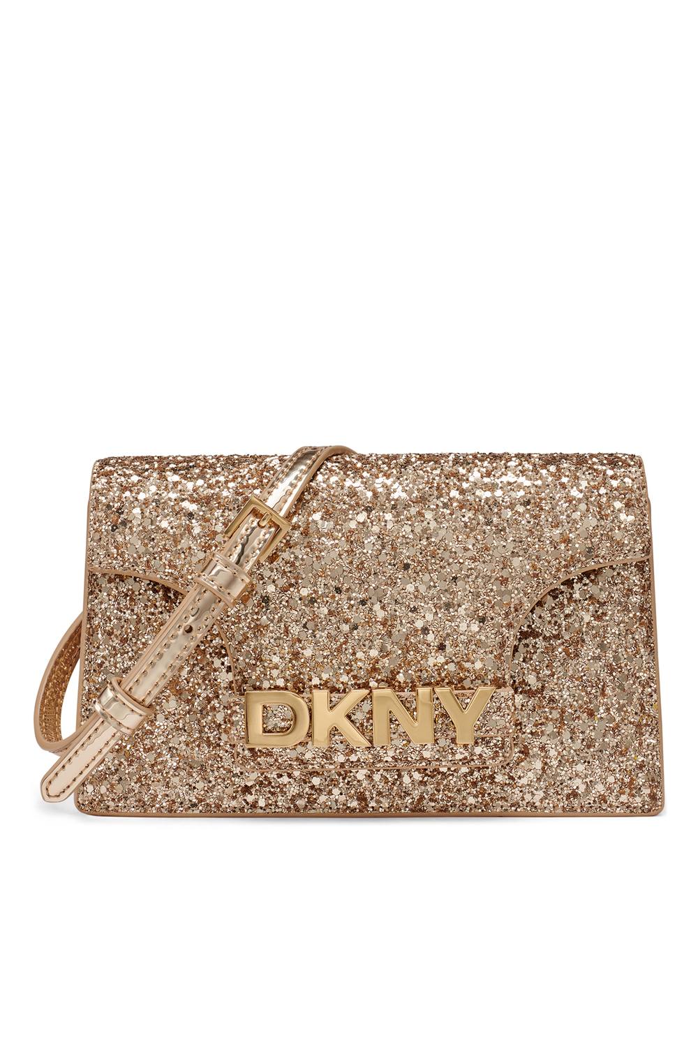 Debenhams Women's Avril Wallet On A String Glitter Gold