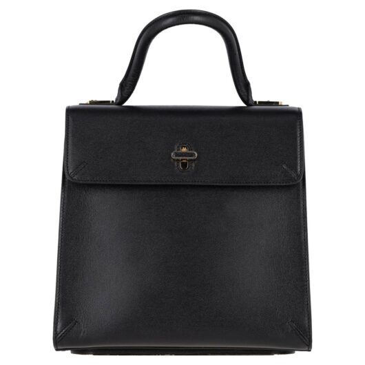 Charlotte Olympia Women's Preloved Bogart Top Handle Bag with Gloves in Black Leather