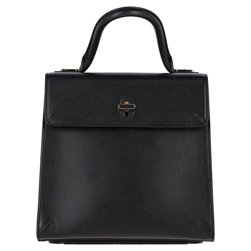 Charlotte Olympia Women's Preloved Bogart Top Handle Bag with Gloves in Black Leather