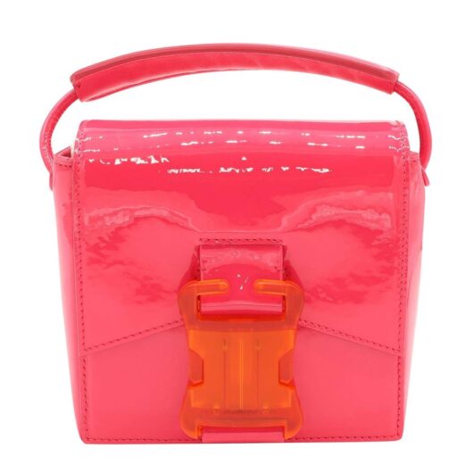 Christopher Kane Women's Preloved Safety Buckle Cross-Body Bag in Pink Patent