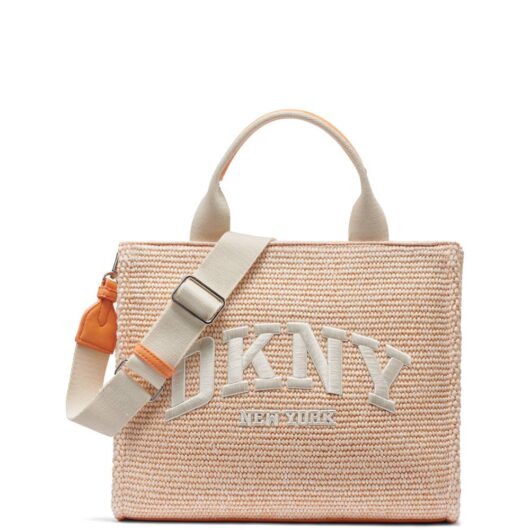 Debenhams Women's Hadlee Md Tote Woven Straw Bag in Orange