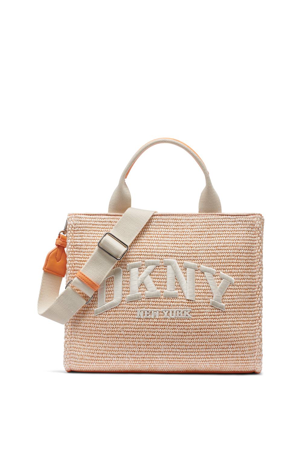 Debenhams Women's Hadlee Md Tote Woven Straw Bag in Orange