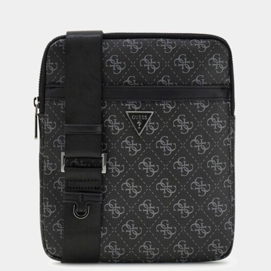 Debenhams Women's Milano Crossbody Black Logo Bag