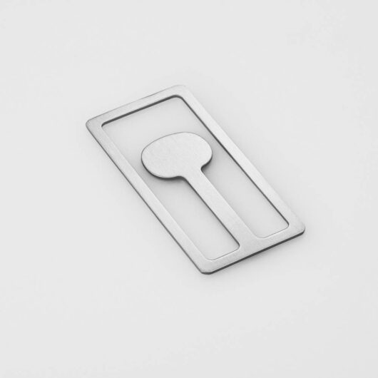 Georg Jensen Unisex Stainless Steel Money Clip 3585102 in Silver | Size: A