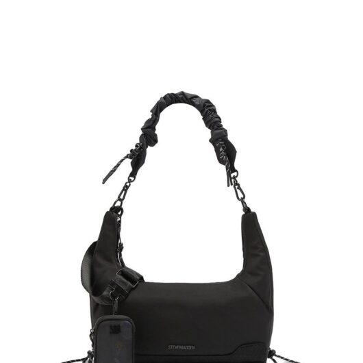 STEVE MADDEN Women's 'Cresent Bag Black' in Black