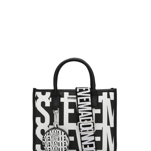 STEVE MADDEN Women's 'Vision Bag Black' Fabric in Black