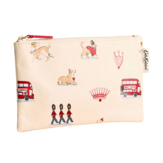 Cath Kidston Women's London Zipped Purse in Cream