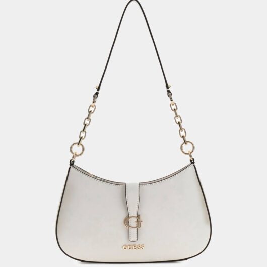 Debenhams Women's Carrie Top Zip Shoulder Bag Stone