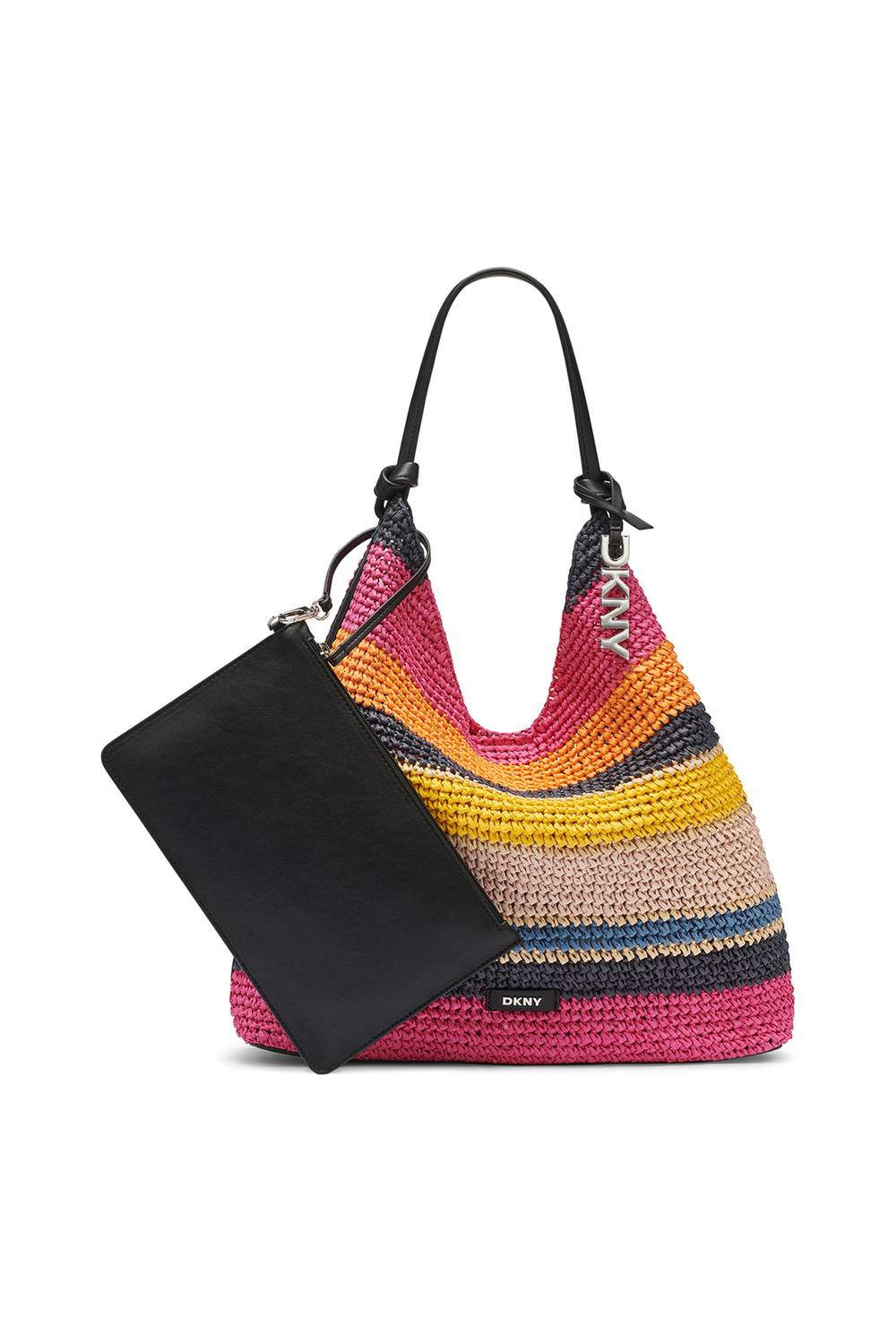 Debenhams Women's Paula Hobo Stripe Multi Bag