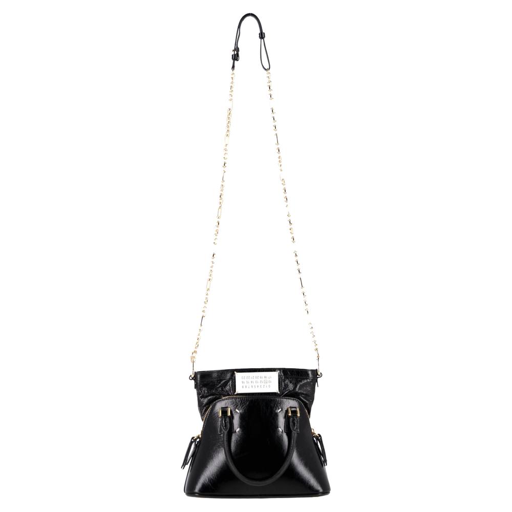 Maison Margiela Women's Preloved 5AC Classique Micro Bag in Black Leather