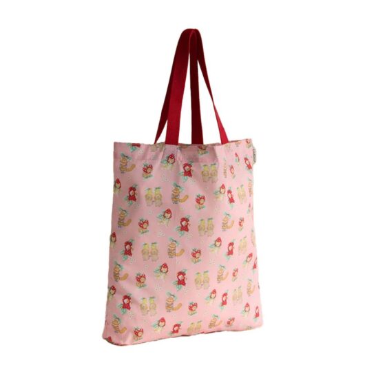 Cath Kidston Women's Cats Foldable Tote Bag in Pink