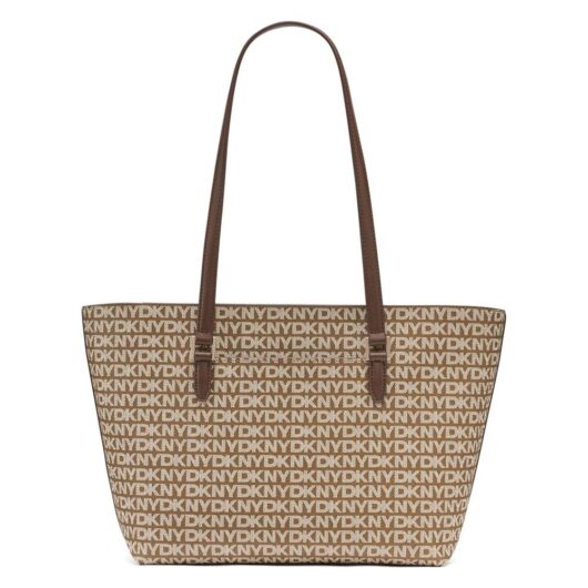 Debenhams Women's Bryant Ave Md Tote Chino Chocolate Logo Bag in Brown