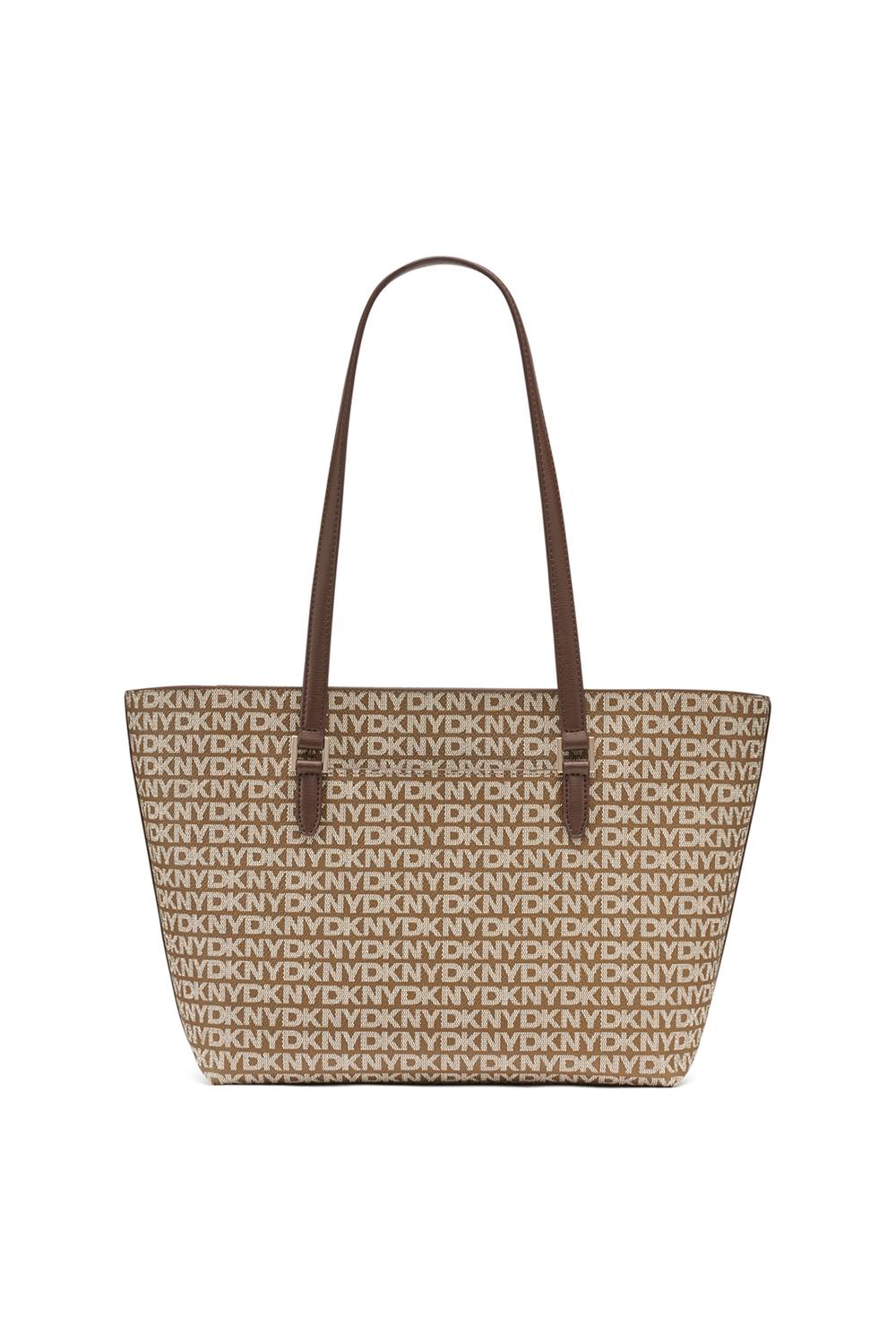 Debenhams Women's Bryant Ave Md Tote Chino Chocolate Logo Bag in Brown