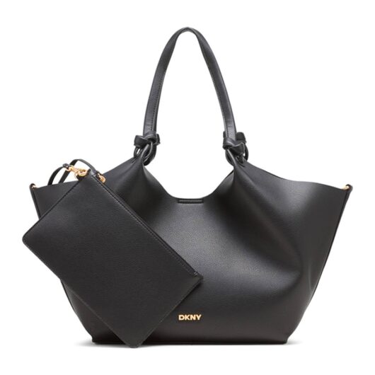 Debenhams Women's Paula Md Tote Black Gold Bag