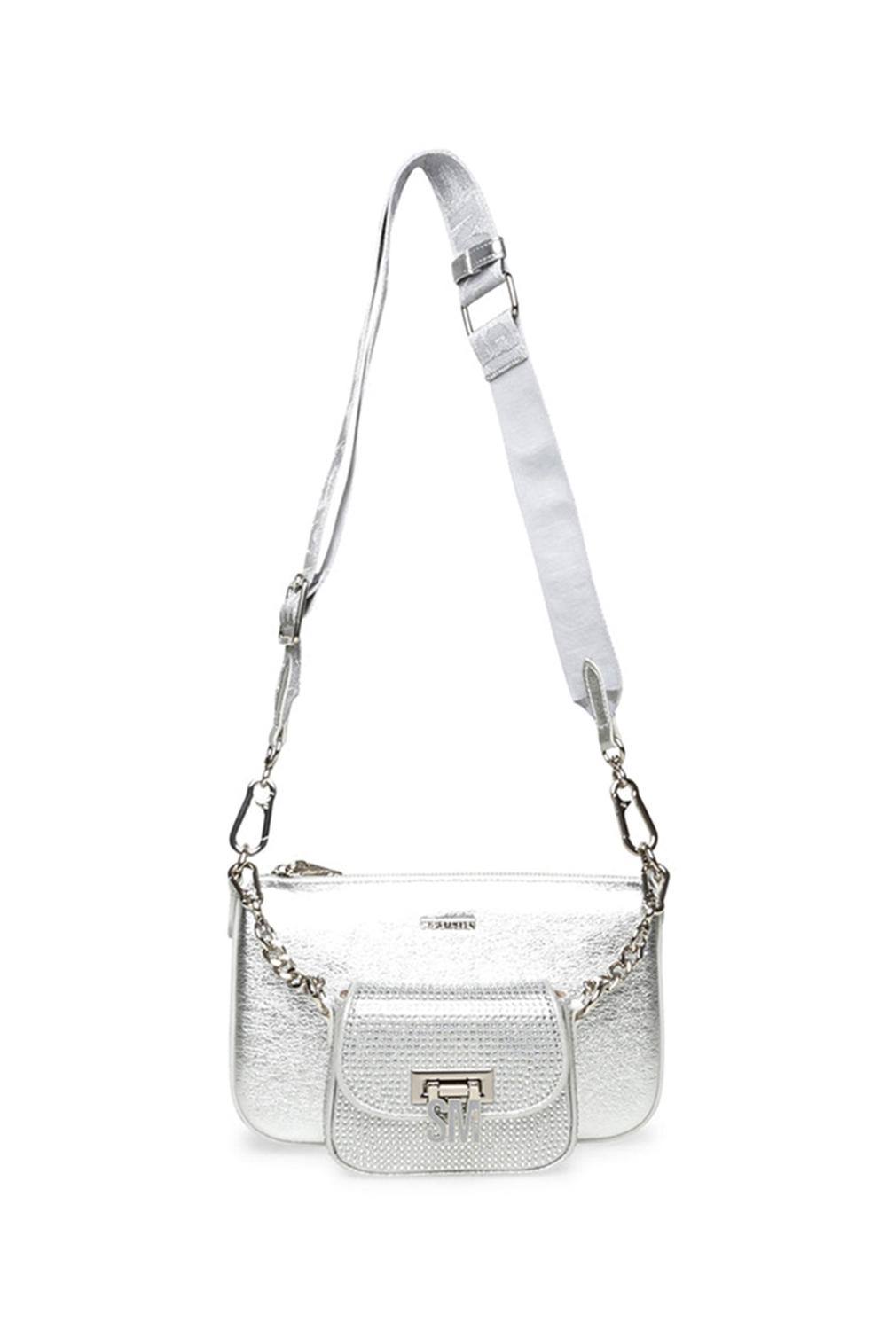 STEVE MADDEN Women's 'Naim Bag Silver' in Silver