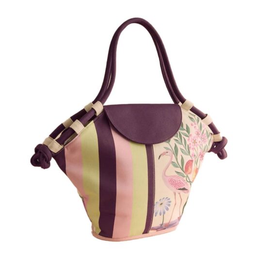 Cath Kidston Unisex Knotted Shoulder Bag in Pink