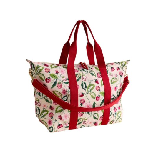 Cath Kidston Women's Berries Weekend Bag in Cream
