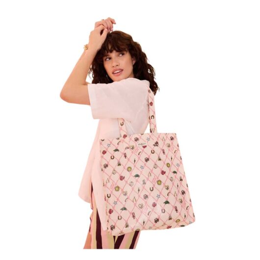 Cath Kidston Women's Charm Tote Bag in Pink
