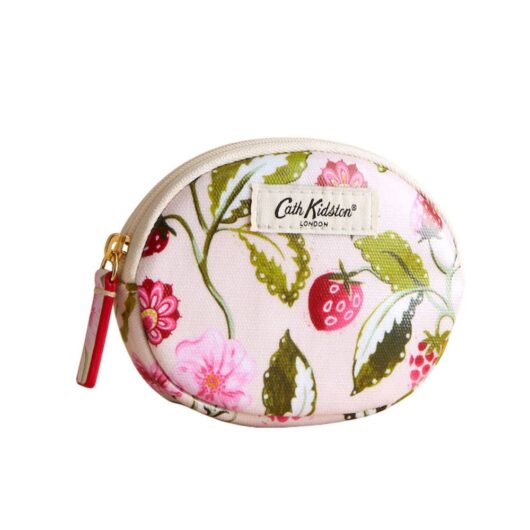 Cath Kidston Women's Strawberry Coin Purse in Ecru