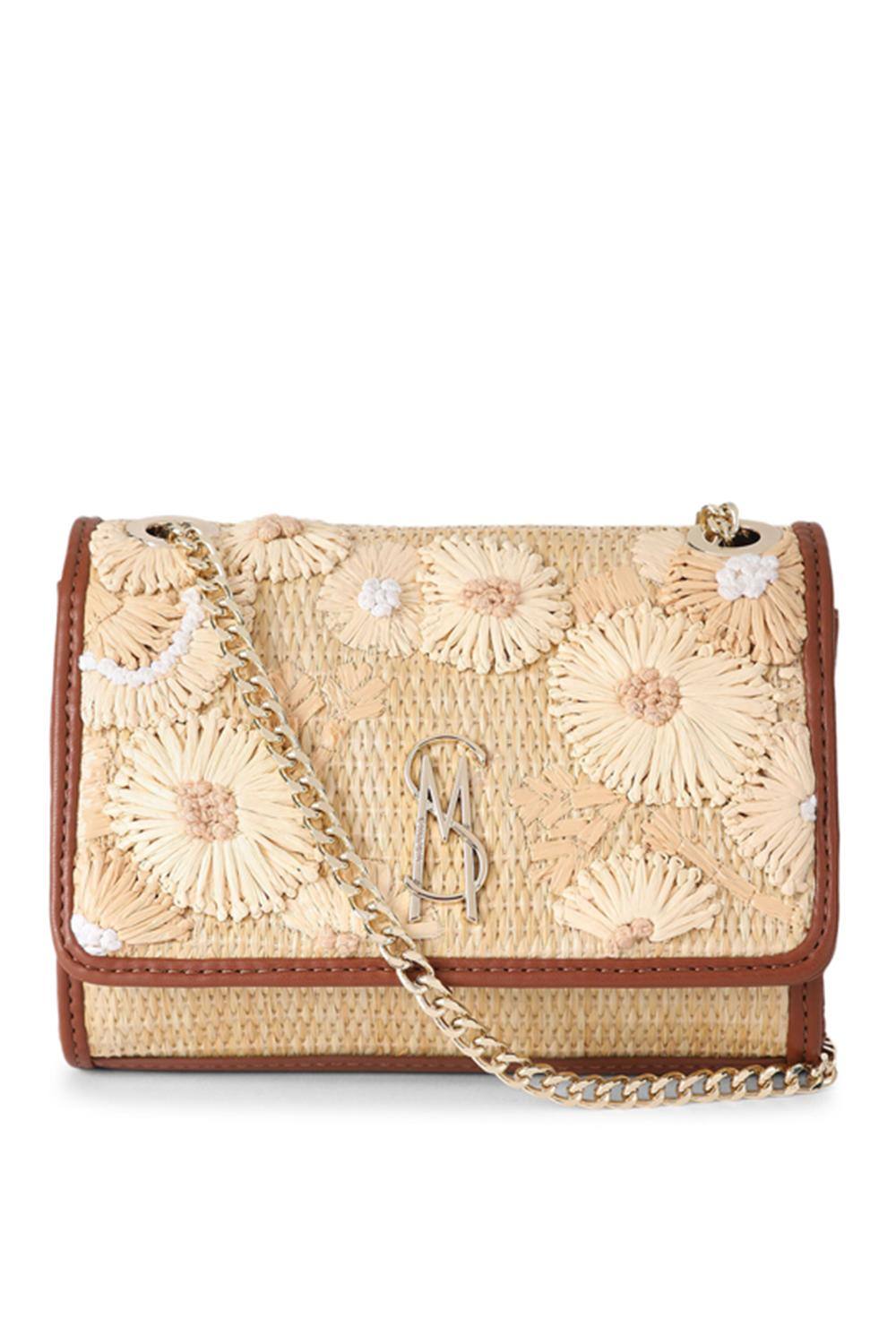 STEVE MADDEN Women's 'Ramon Bag Raffia' in Brown